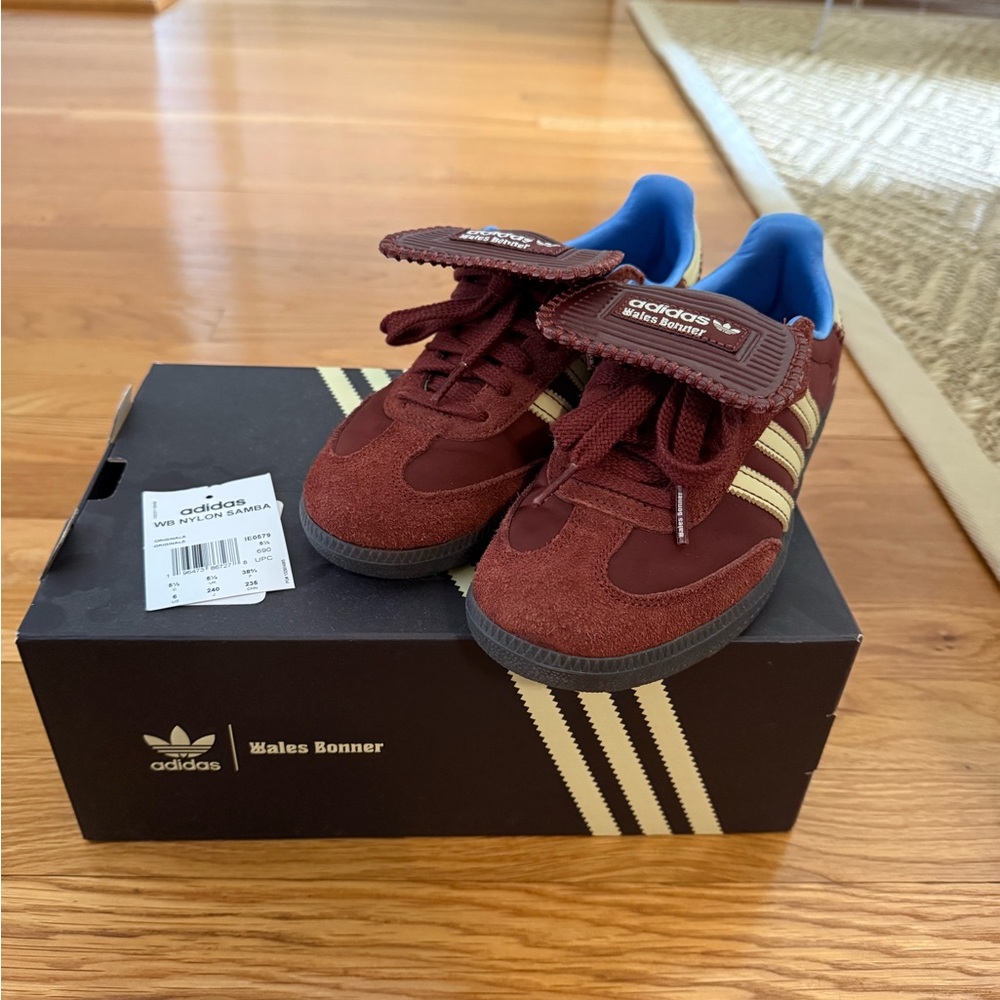 Adidas x Wales Bonner Maroon Sneakers
